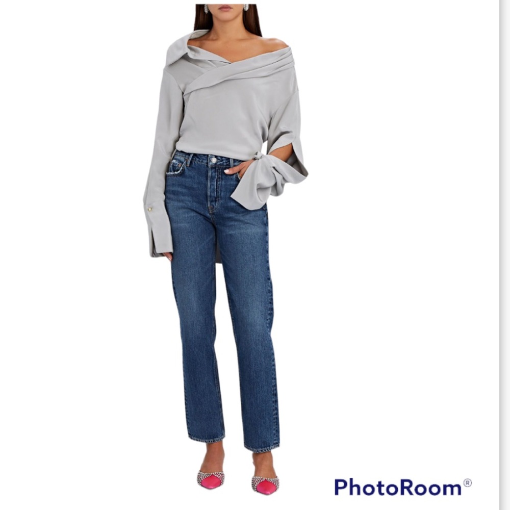 NEW GRLFRND Helena High Rise Straight Leg Jeans in a size 29.